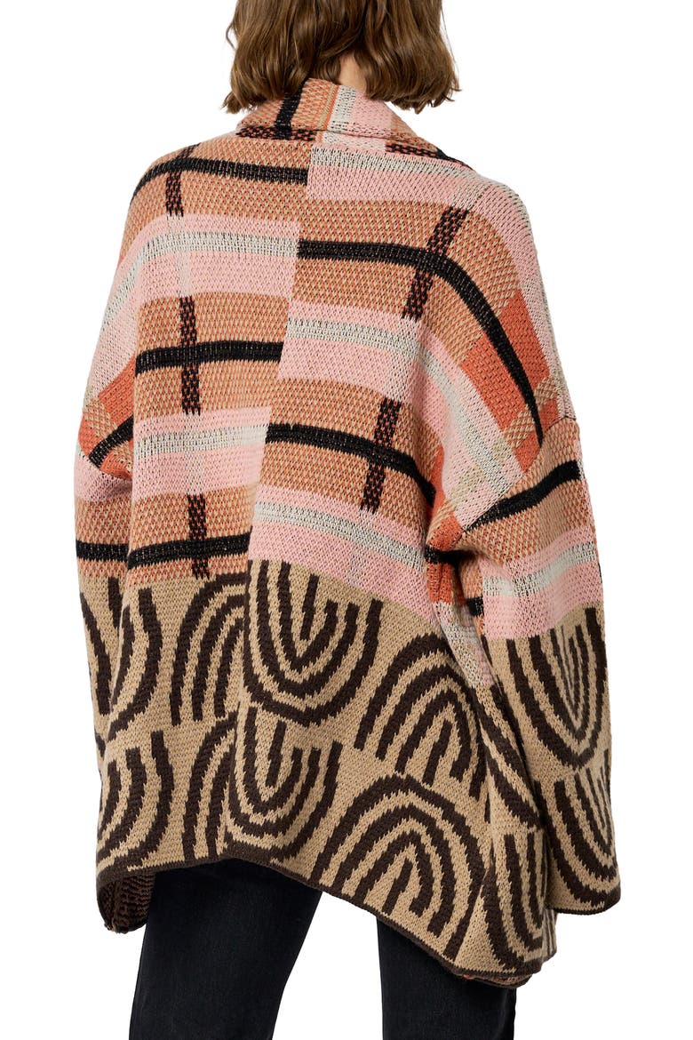 Irene Knit Jacket, Alternate, color, KHAKI MULTI