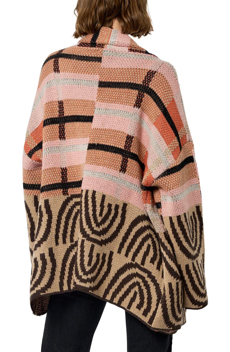 CIEBON Irene Knit Jacket, Alternate, color, Khaki Multi