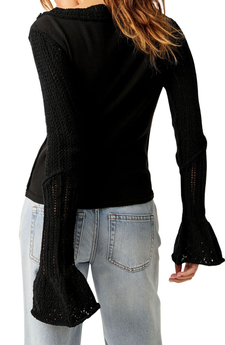 Free People Cuffing Season Rib Top, Alternate, color, 