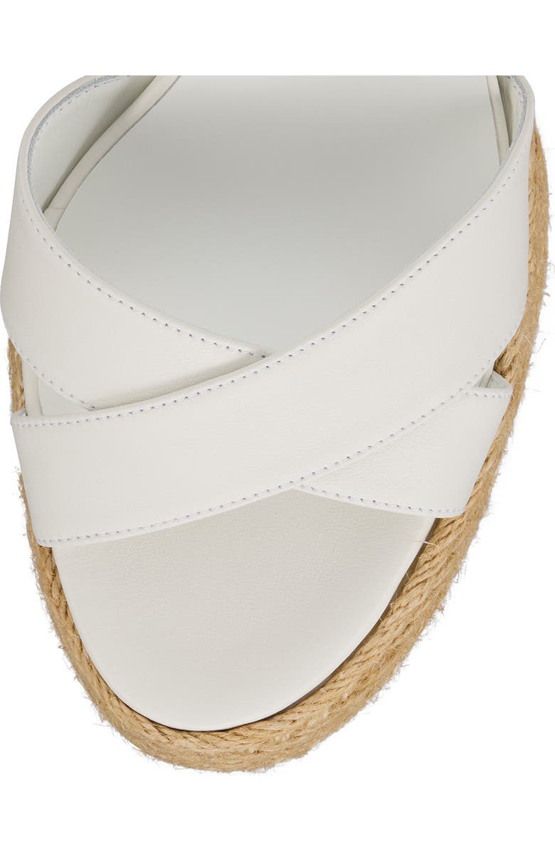Christian Louboutin Calakala Espadrille Platform Sandal, Alternate, color, Bianco/ Lin Bianco