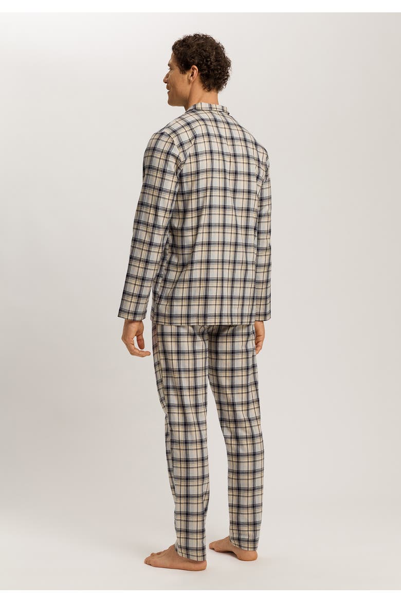 Cozy Comfort Cotton Flannel Button Front Pajama Set, Alternate, color, Cardamom Check