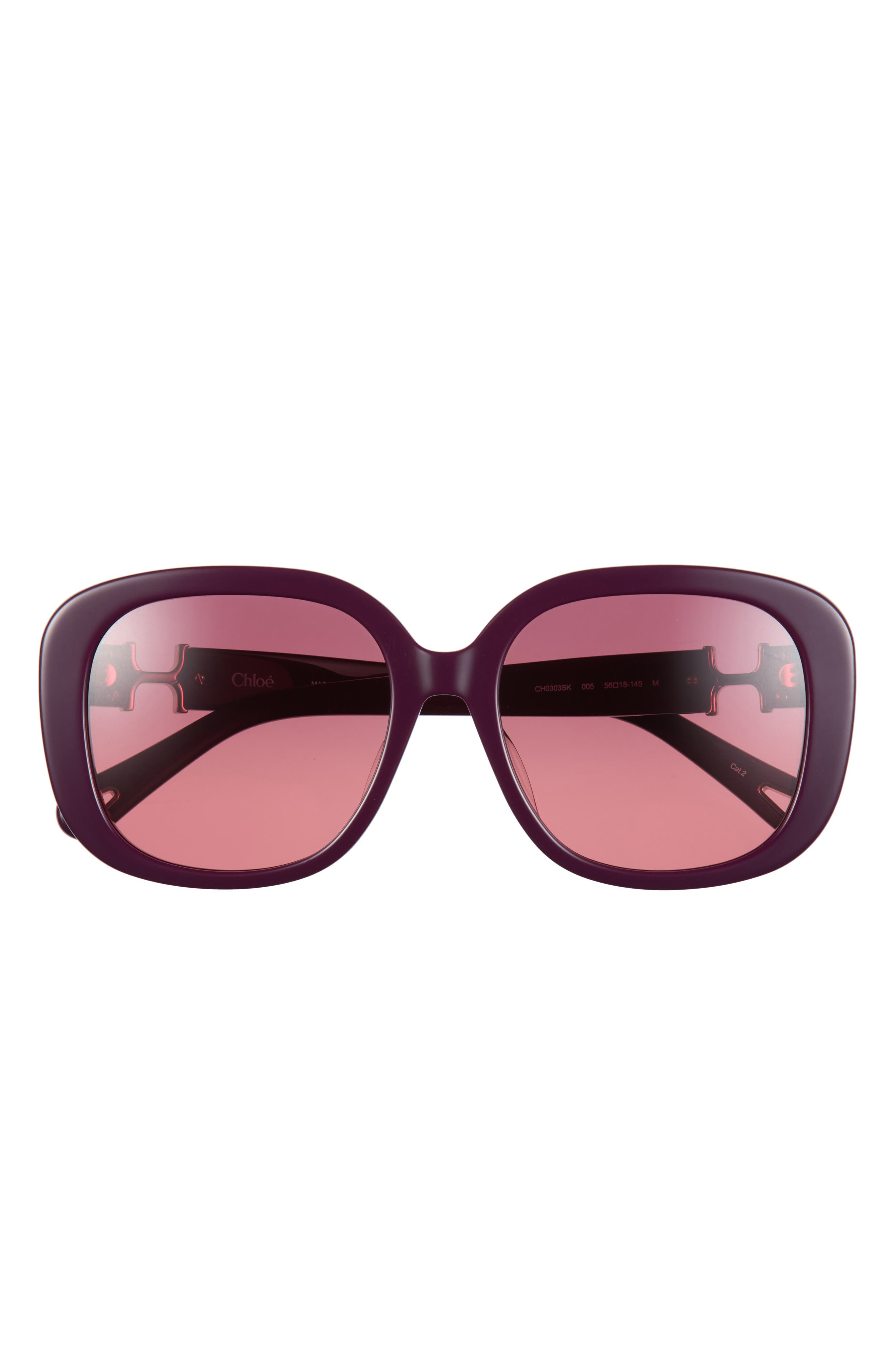56mm Square Sunglasses