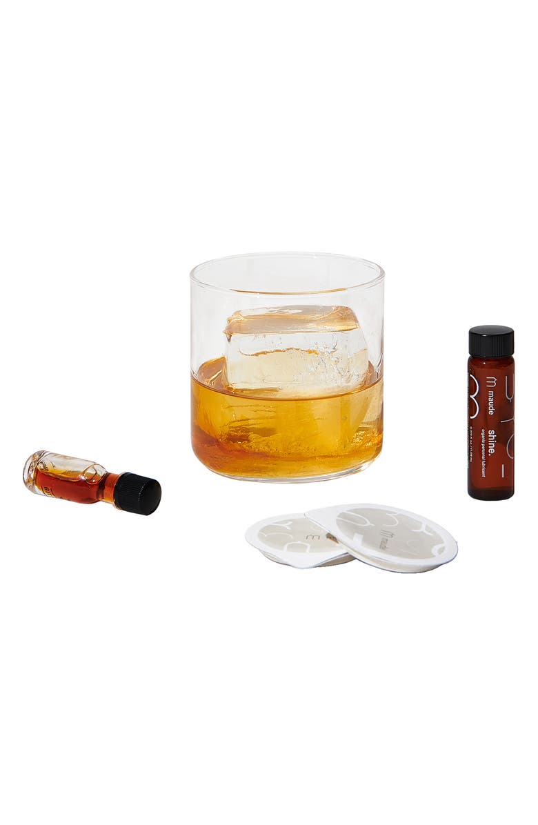 maude The Nightcap Old Fashioned Cocktail Mix & Lubricant Set, Alternate, color,