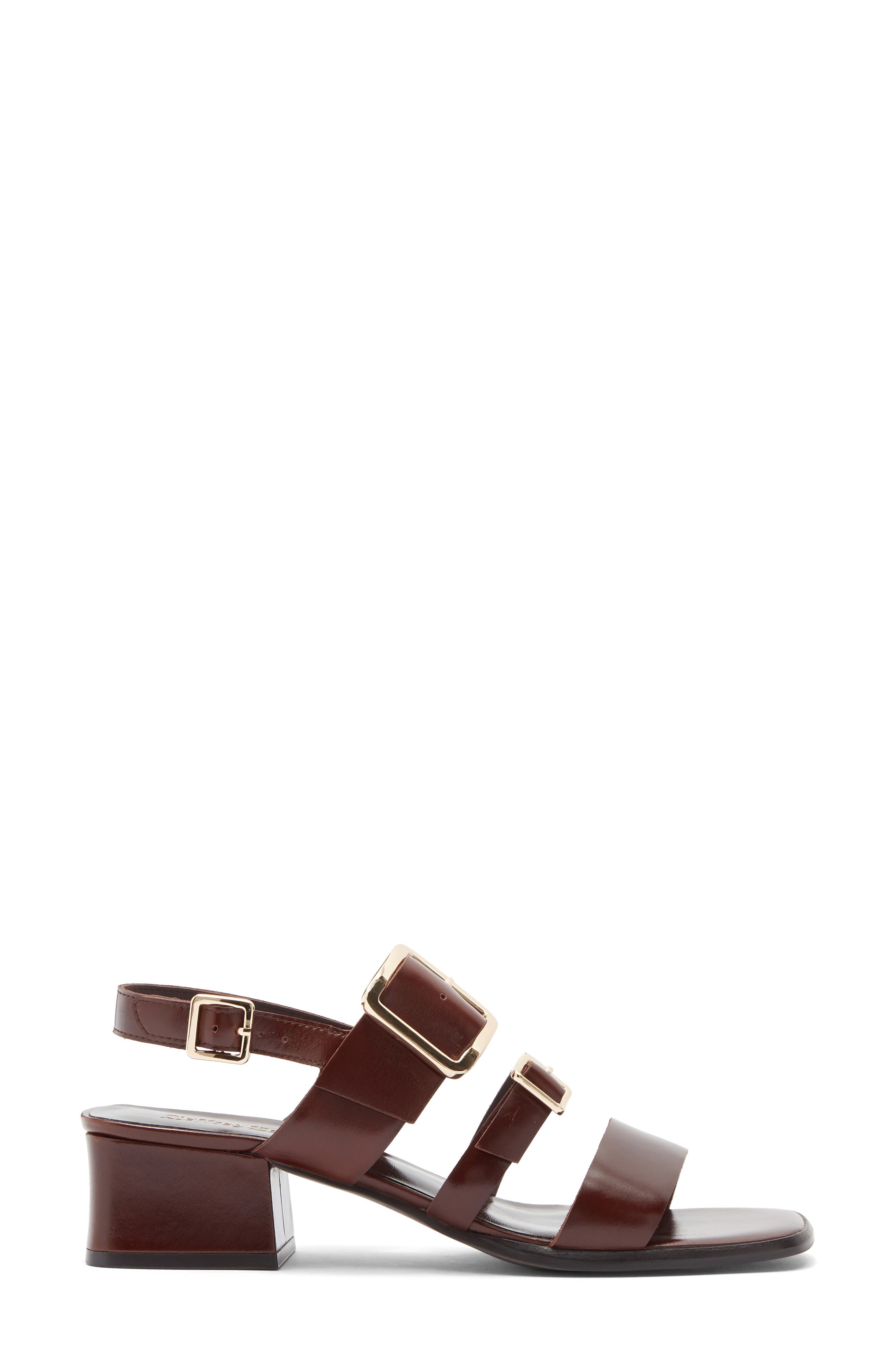 Righteous Cage Sandal, Alternate, color, BROWN