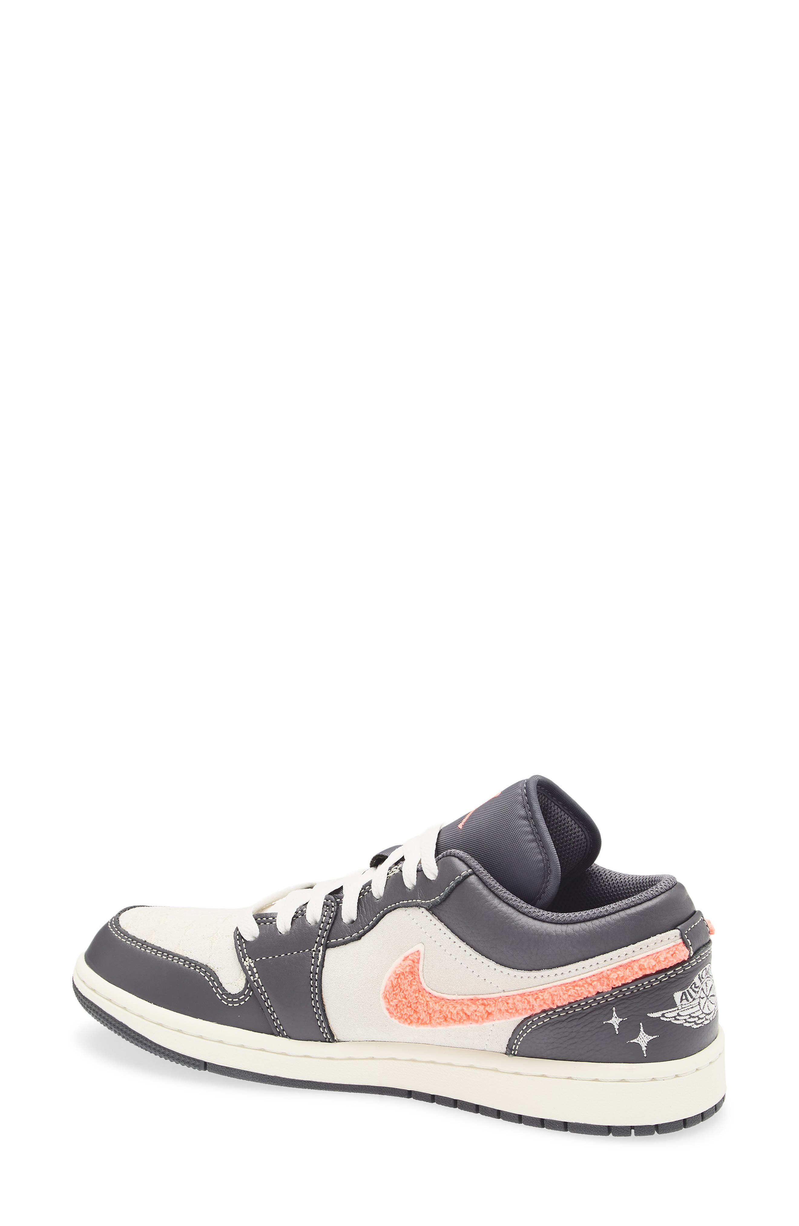 Jordan Air Jordan 1 Low Basketball Sneaker, Alternate, color, Light Graphite/ Sail/ Punch