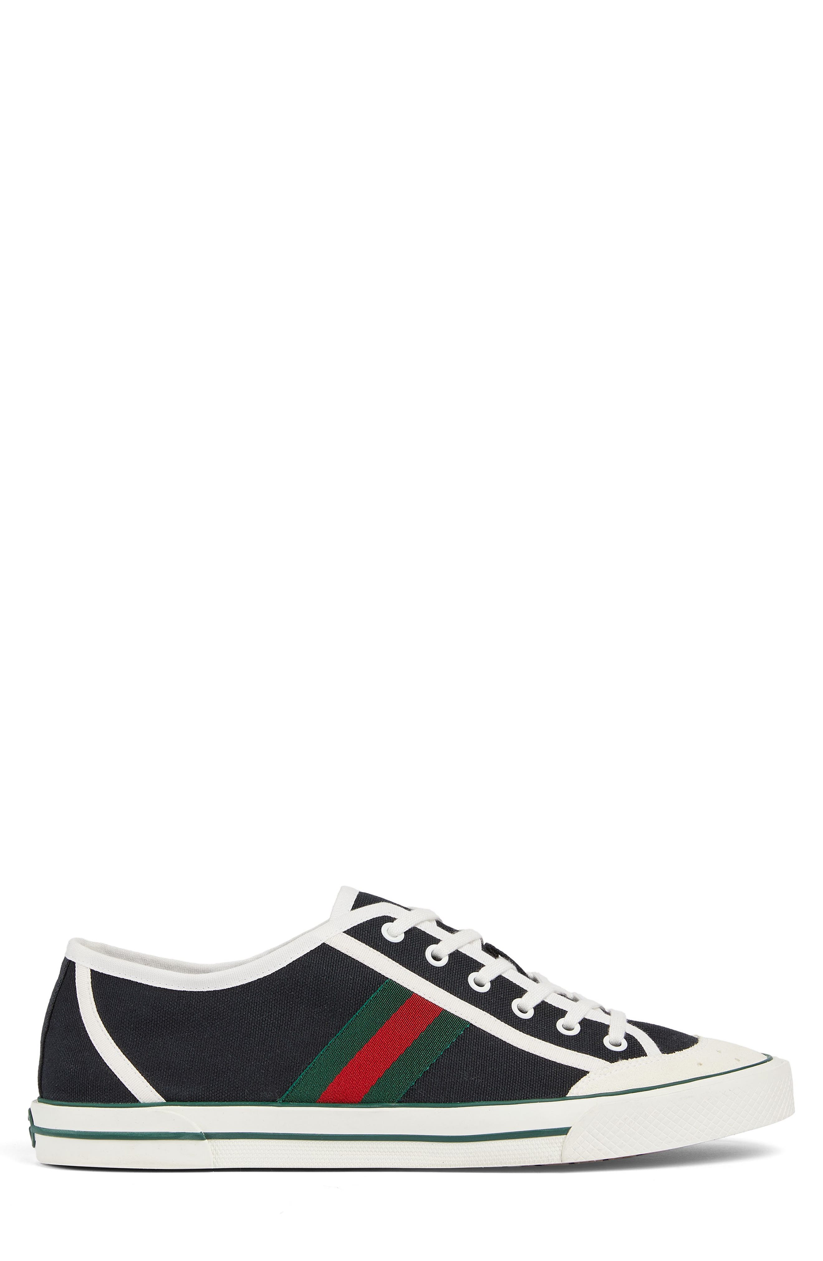 Gucci Tennis 77 Low Top Sneaker, Alternate, color, Black
