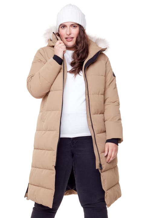 KLUANE PLUS SIZE - Vegan Down Ultra Long Winter Parka