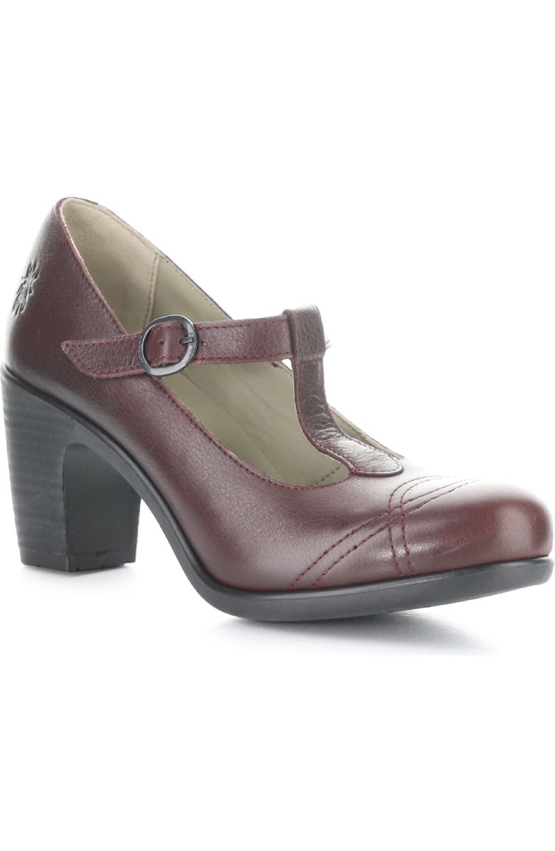 Fly London Kiai Mary Jane Pump, Main, color, Merlot