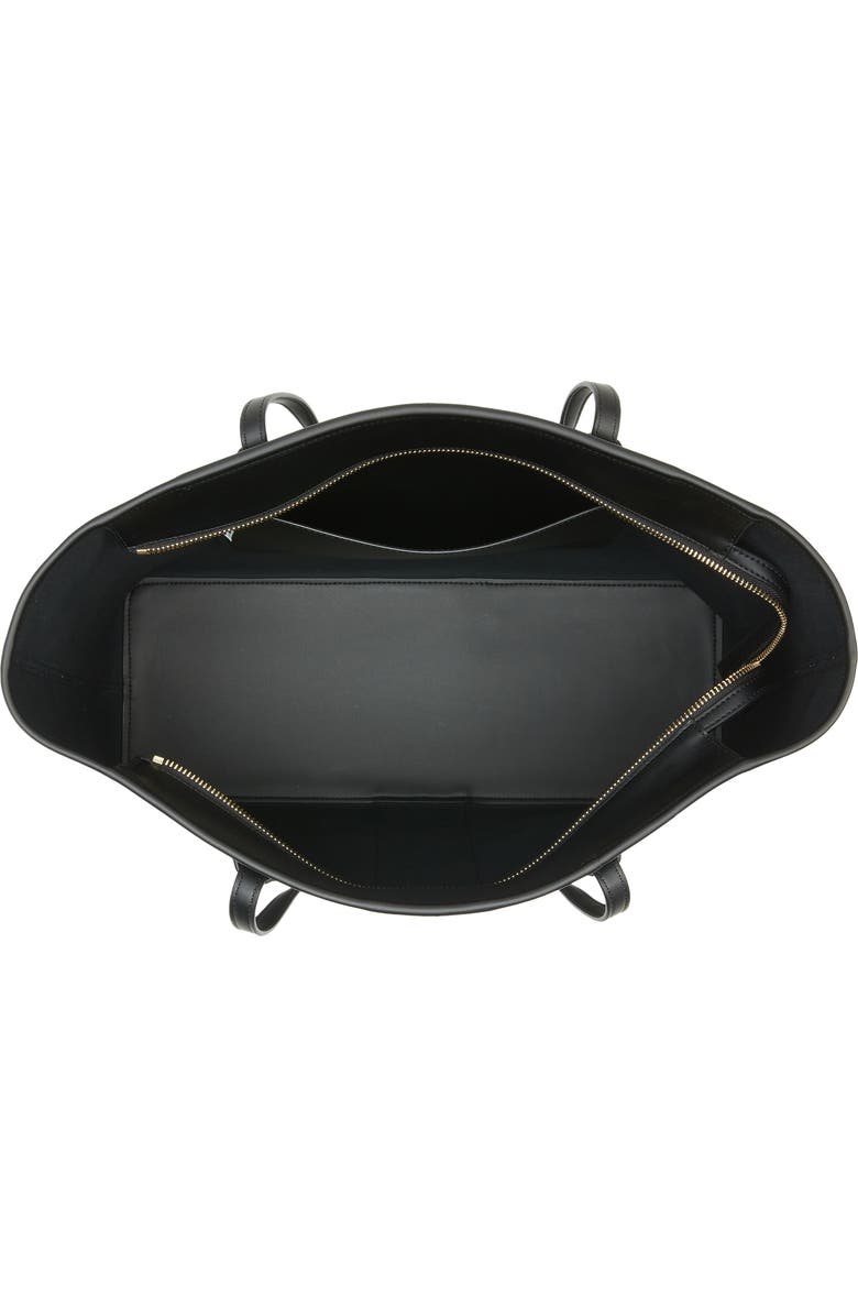 Tory Burch T Monogram Coated Canvas Tote, Alternate, color,