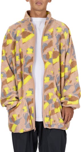 Vast Jacket VAST Long Camouflage Fleece Jacket | Nordstrom