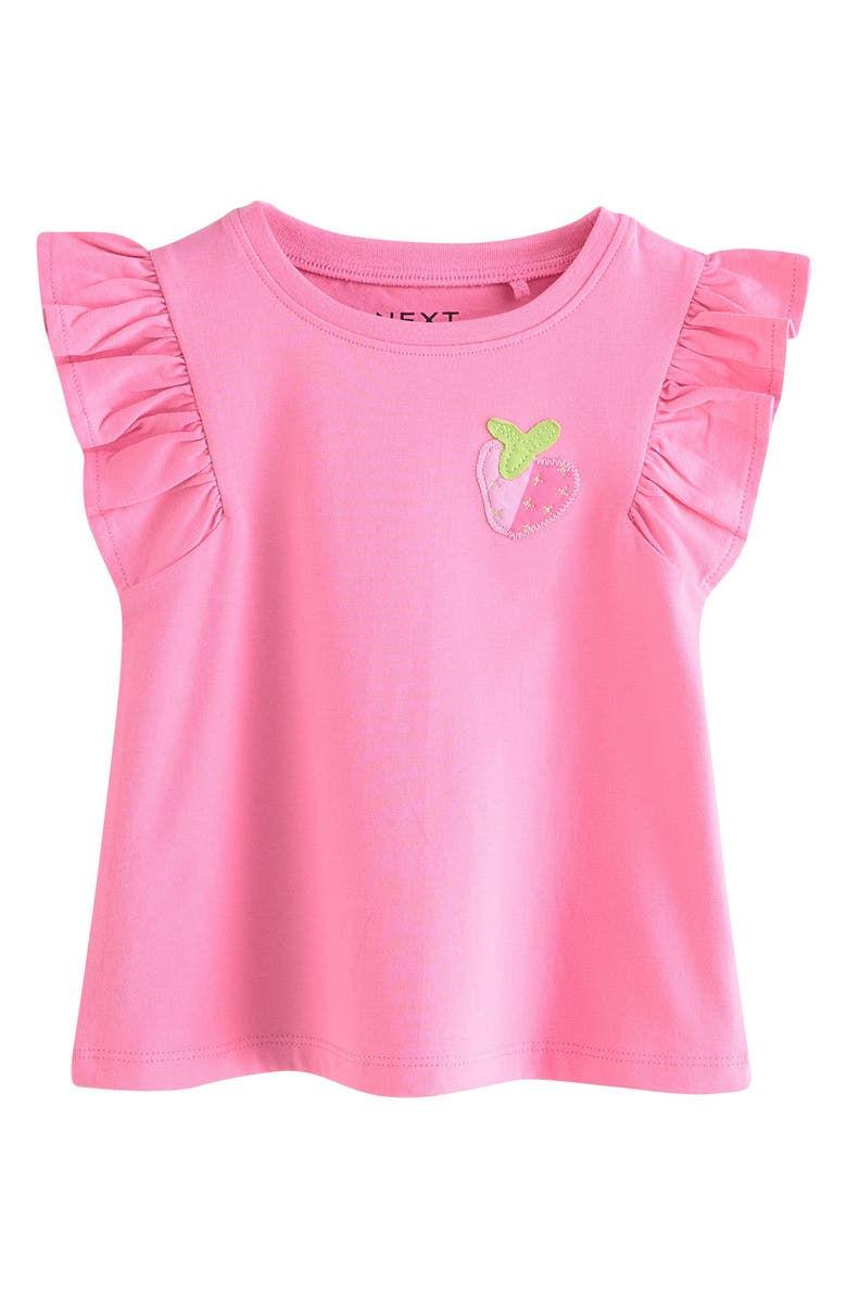 NEXT Kids' Floral Assorted 4-Pack Cotton Graphic T-Shirts, Alternate, color,