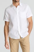 UNTUCKit Cameron Solid Wrinkle Resistant Linen Button-Up Shirt