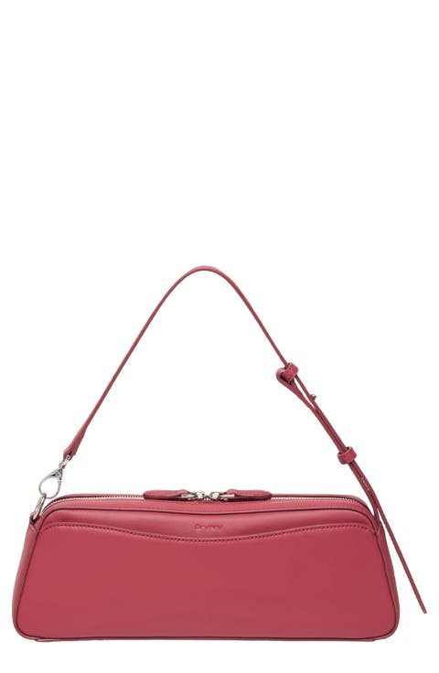 Mini Canna Leather Shoulder Bag