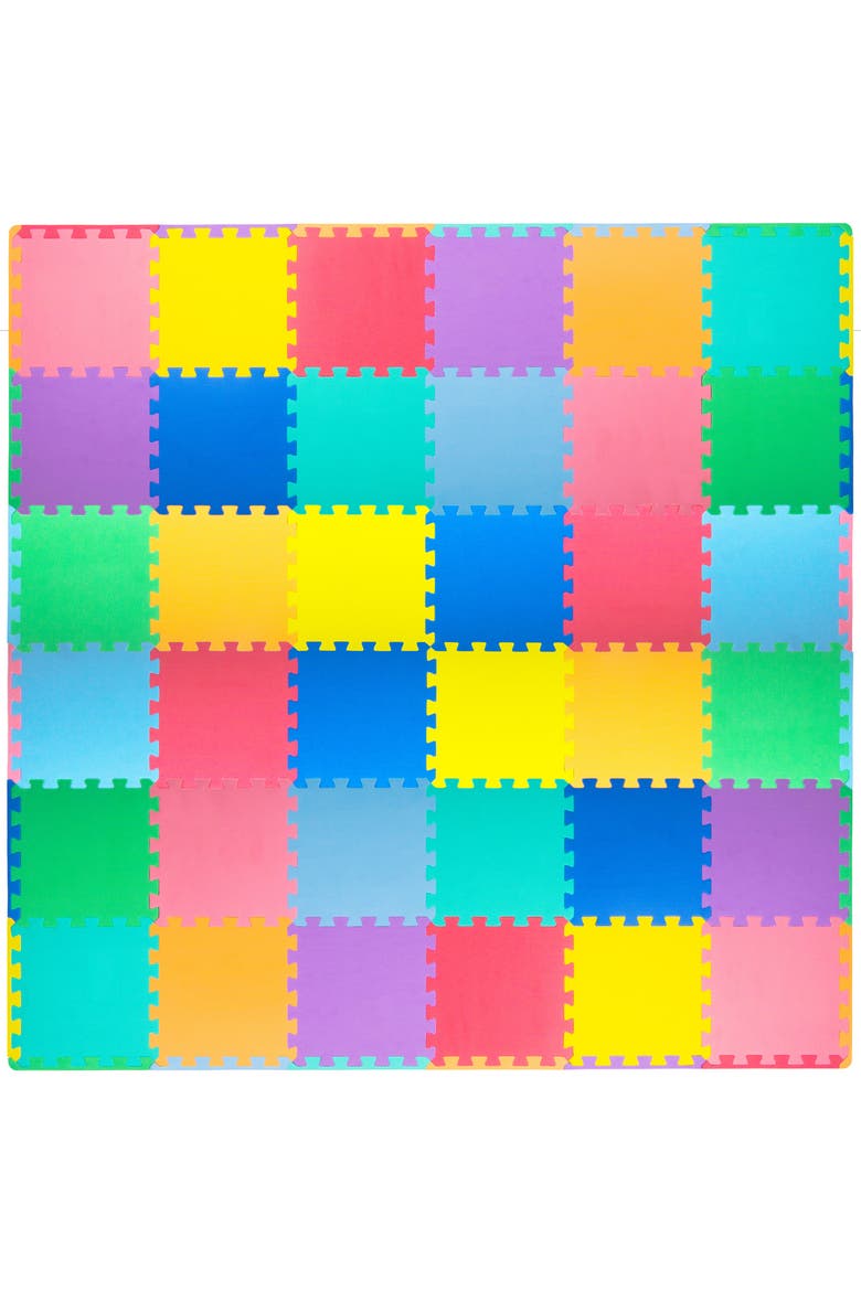 Kids Solid Floor Play Mat, Main, color, Multicolor