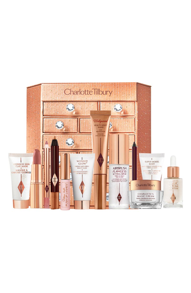 Charlotte Tilbury Charlotte's Bejewelled Chest of Beauty Treasures Set, Main, color, 