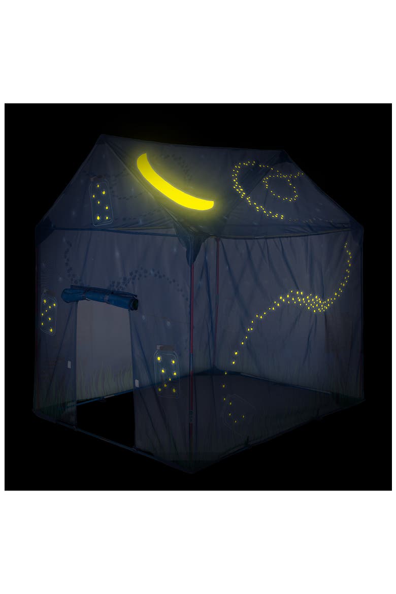 Glow in the Dark Firefly House Play Tent, Alternate, color, BLUE