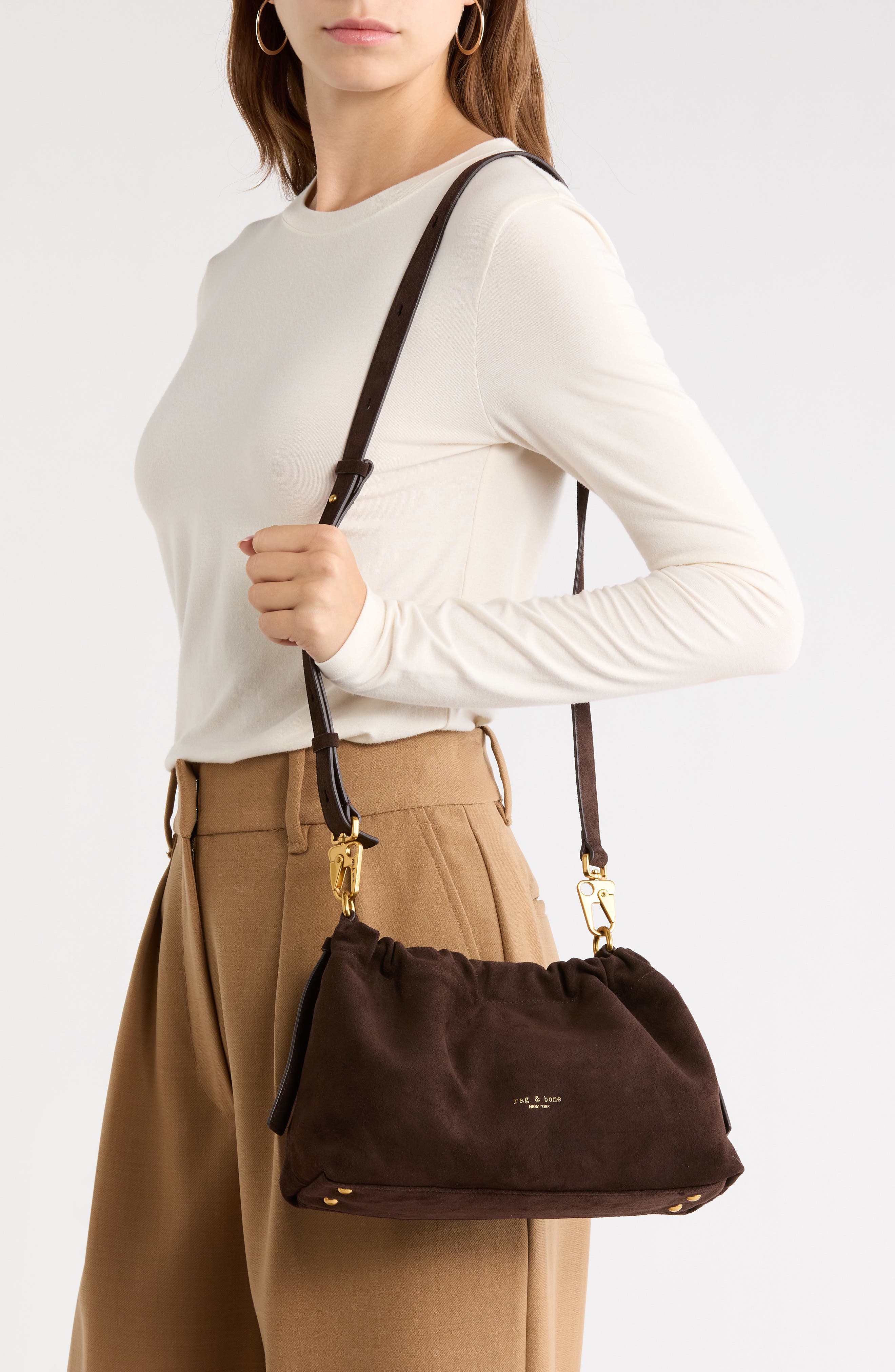Ludlow Leather Crossbody Bag, Alternate, color, CHO