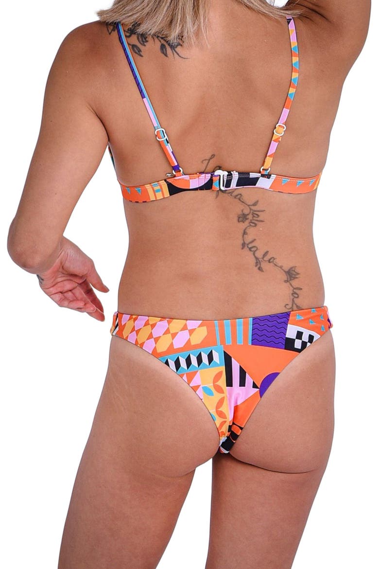Endless Summer V-Cut Bikini Bottoms, Alternate, color, Multi