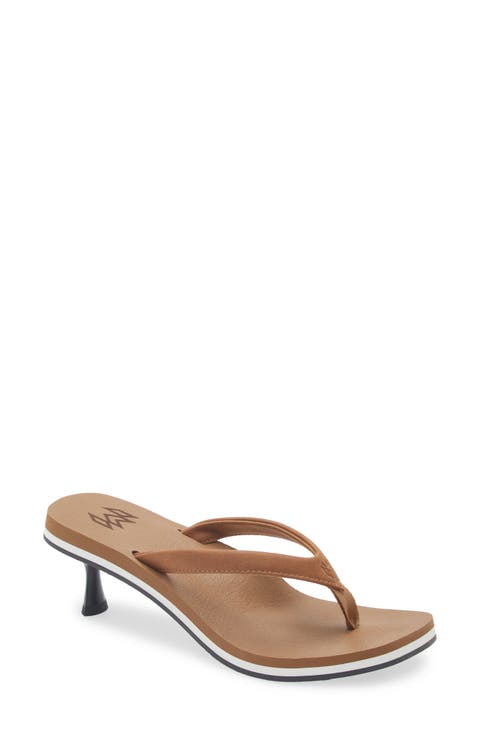 Kourt Kitten Heel Thong Sandal (Women)