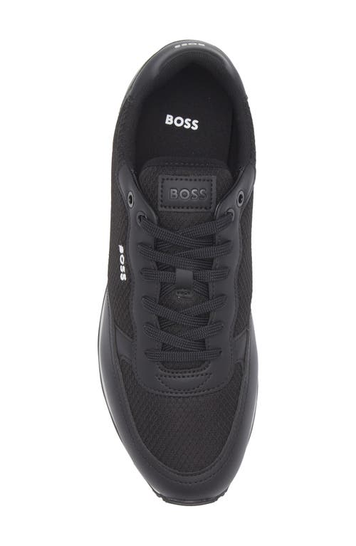 Hugo Boss Boss Parkour Runn Sneaker In Black