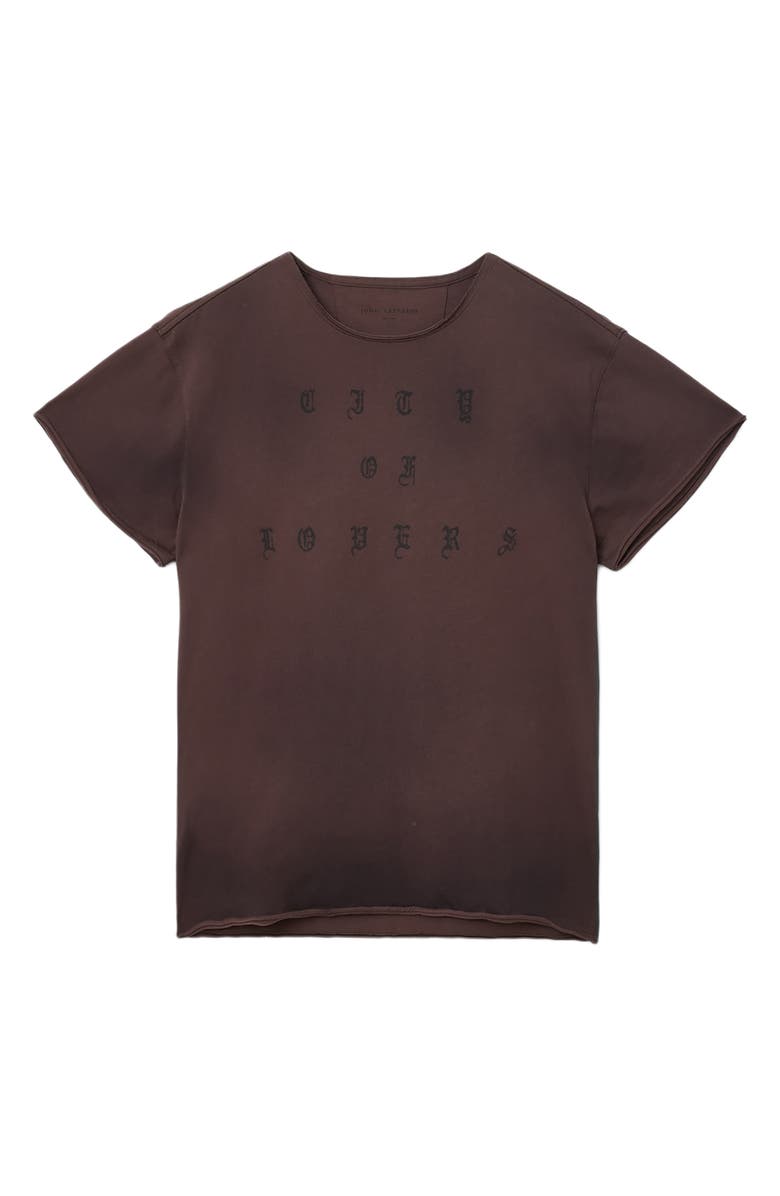John Varvatos City of Lovers Graphic T-Shirt, Alternate, color, Merlot