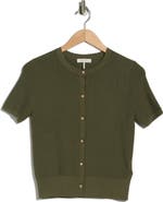 rag & bone Plaza Short Sleeve Crop Cardigan