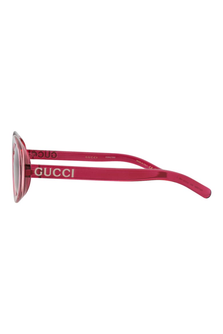 54mm Oval Sunglasses, Alternate, color, RED RED VIOLET