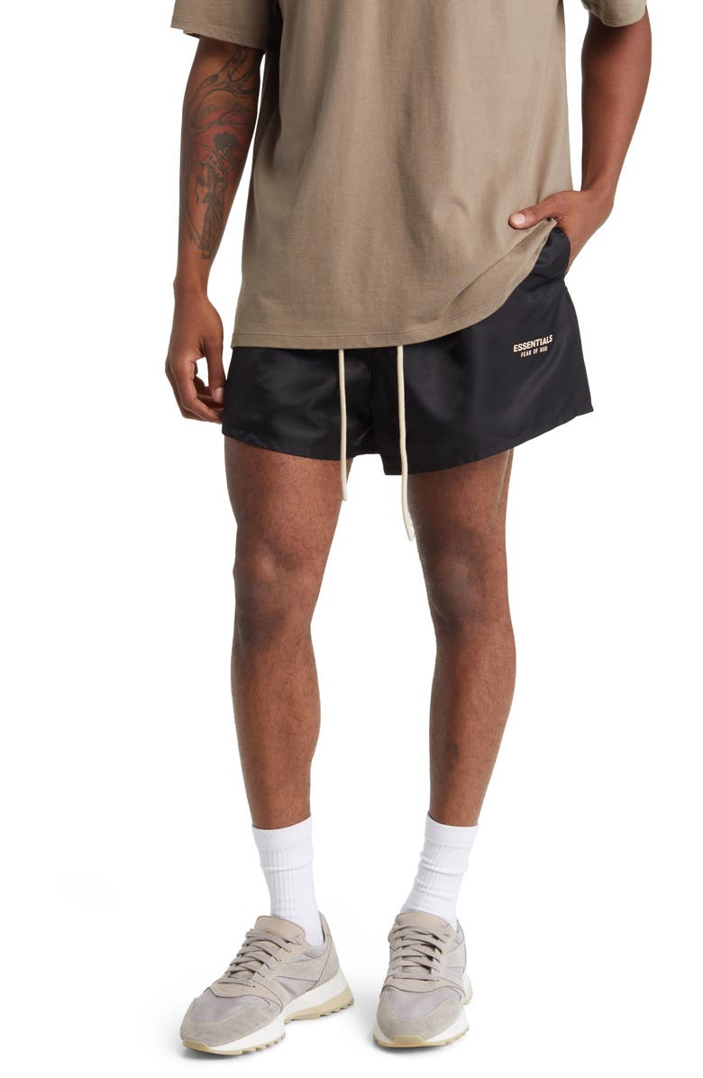 Fear of God Essentials Nylon Running Shorts, Main, color, 