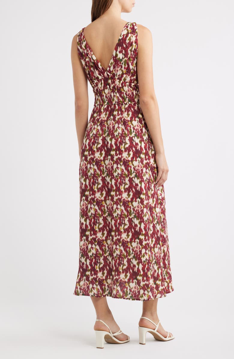 Rails Marciana Smocked Waist Maxi Sundress, Alternate, color, Cardinal Floral