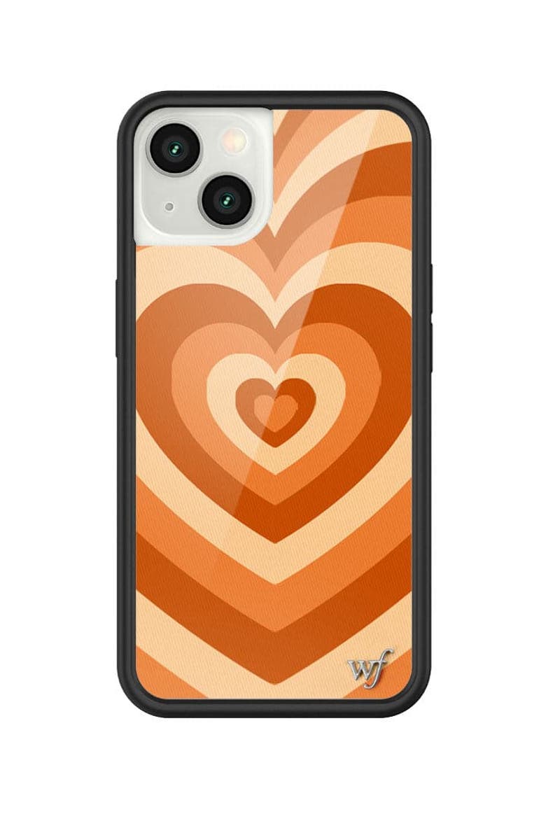 Latte Love | Pumpkin Spice iPhone Case, Alternate, color, Orange