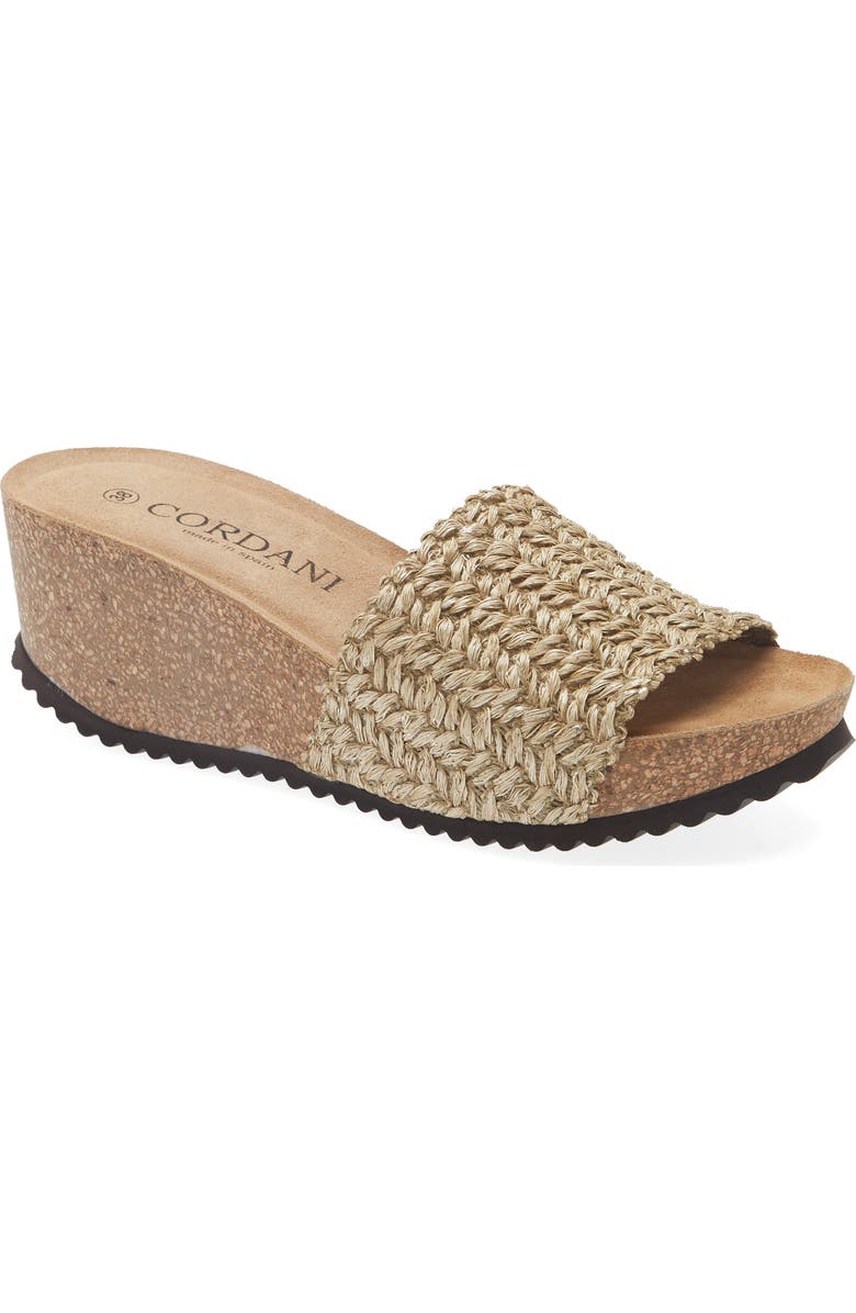 Cordani Mattina Wedge Platform Sandal, Main, color, Natural