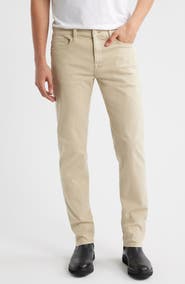 FRAME L'Homme Slim Fit Five-Pocket Twill Pants
