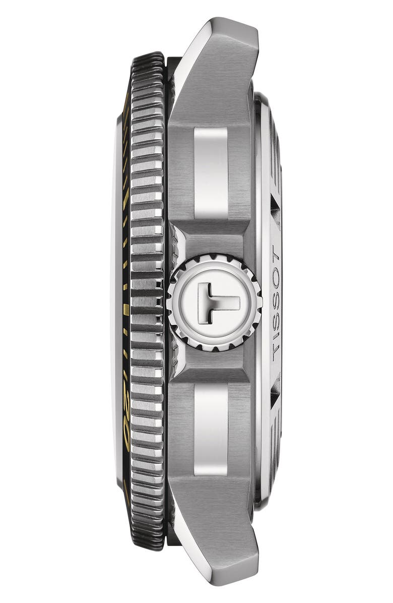 Tissot Seastar 2000 Professional Powermatic 80 Rubber Strap Watch, 46mm, Alternate, color,