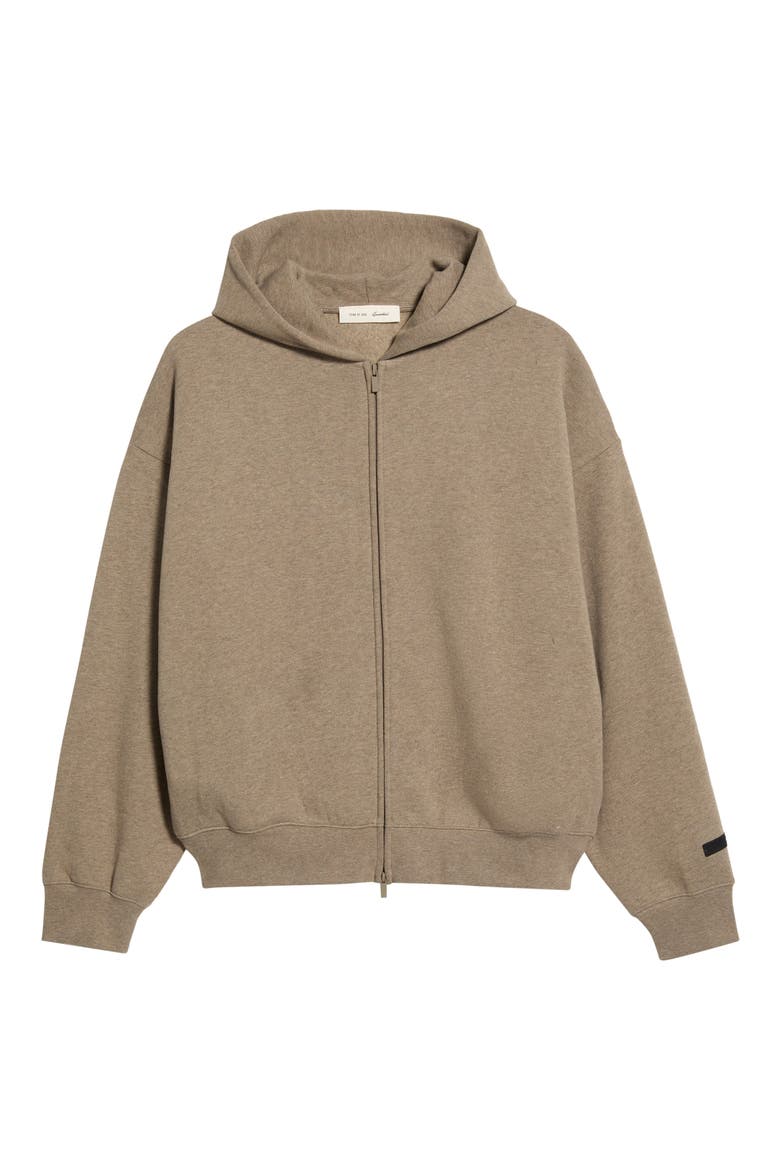 Classic Fit Fleece Hoodie, Alternate, color, HOMESTEAD HEATHER