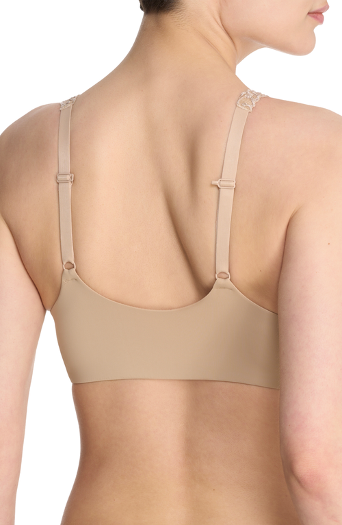 Natori Pure Luxe Covertible Front Close Underwire Bra In Cafe