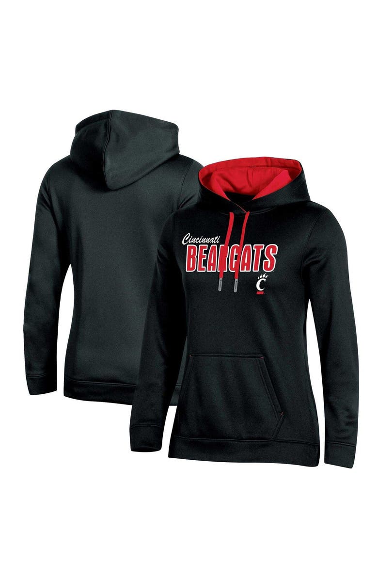 Champion Women's Champion Black Cincinnati Bearcats Team Pullover Hoodie, Main, color, Black