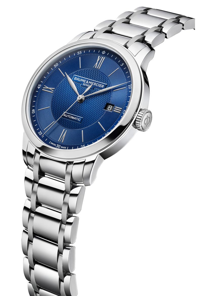 Classima Bracelet Watch, 40mm, Alternate, color, BLUE