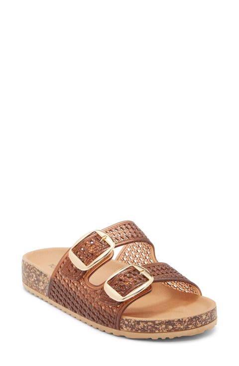 Seattle Clear Double Strap Slide Sandal (Women)