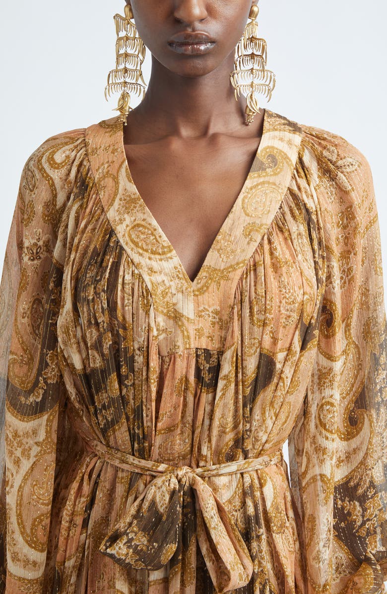 Zimmermann Mira Chandelier Earrings, Alternate, color, Gold