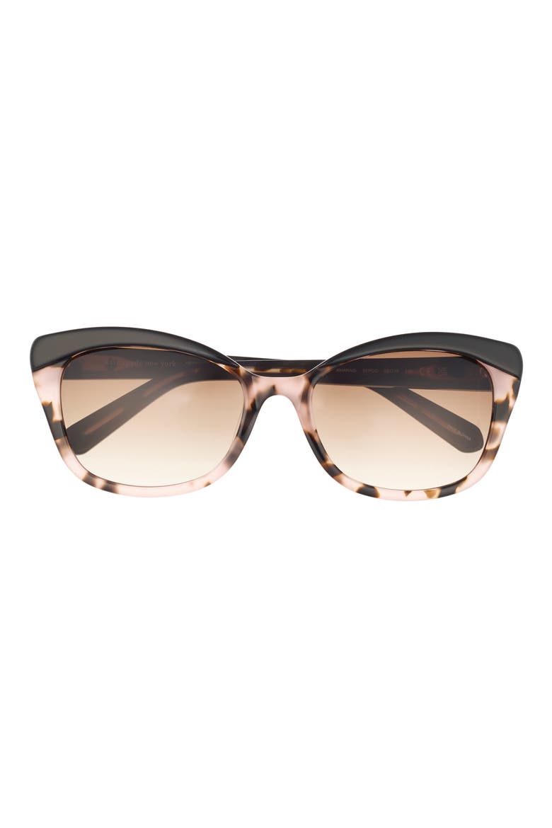new york 'amaras' 55mm sunglasses, Main, color, BLACK/ BLUSH
