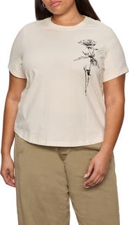 Sanctuary Timeless Dandelion Graphic Organic Cotton T-Shirt