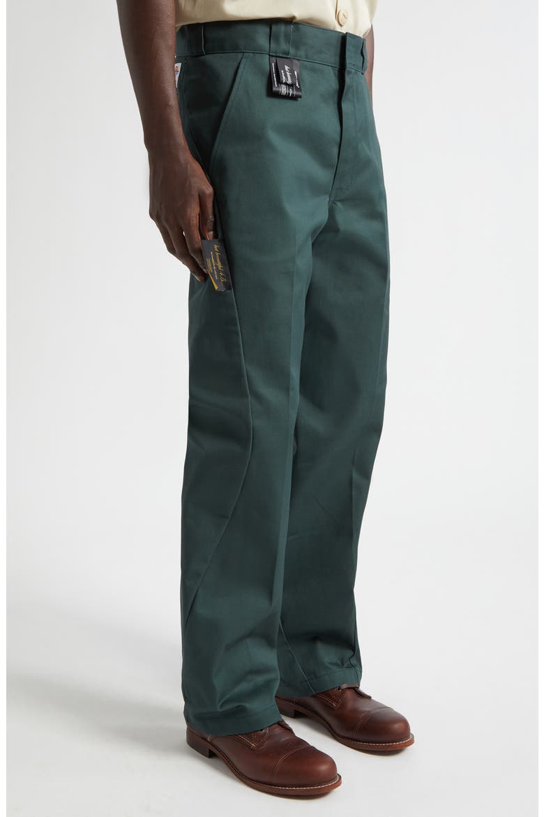 x Dickies Twill Work Pants, Alternate, color, DARK GREEN