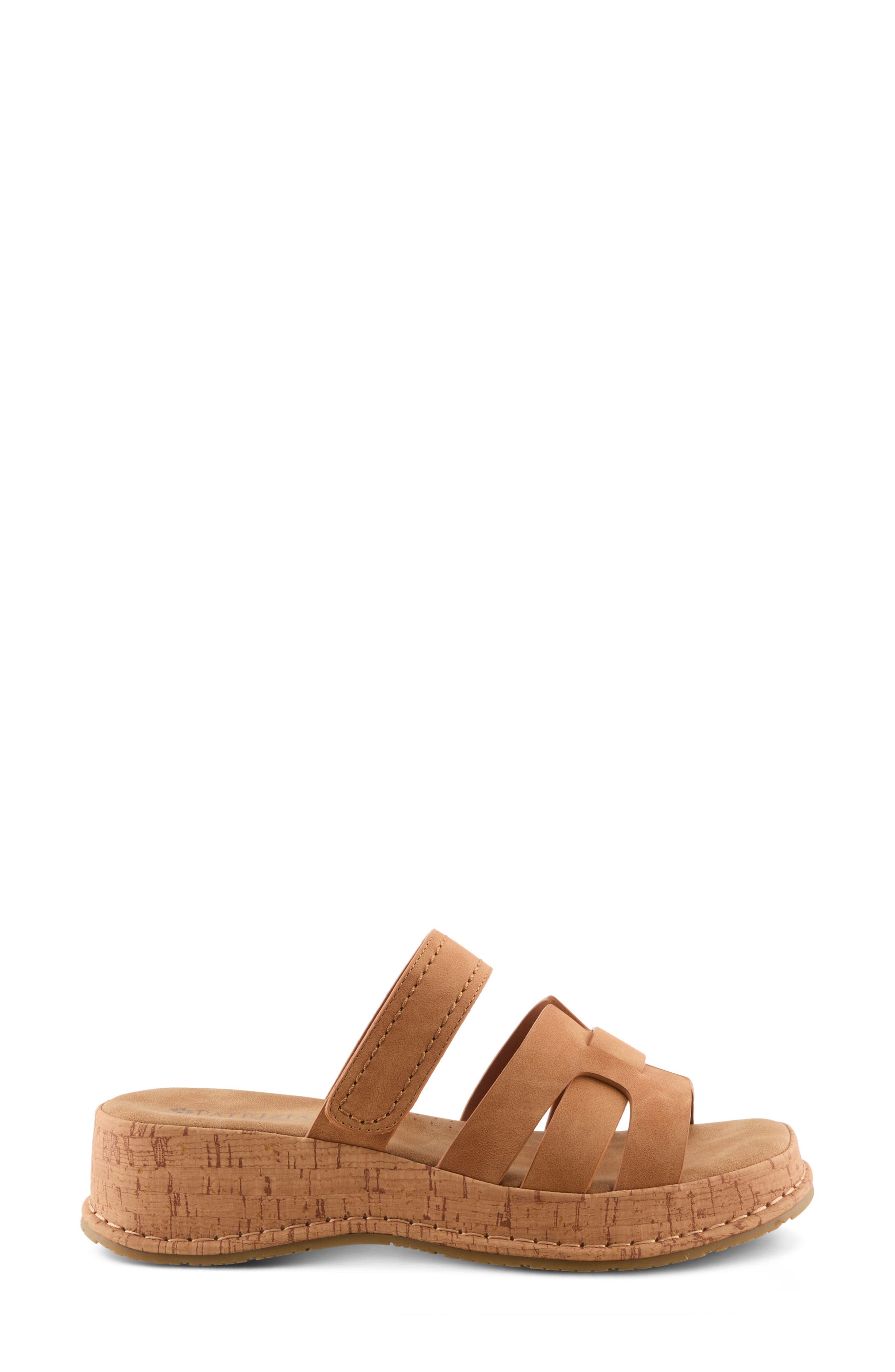 Markale Platform Wedge Sandal, Alternate, color, CAMEL