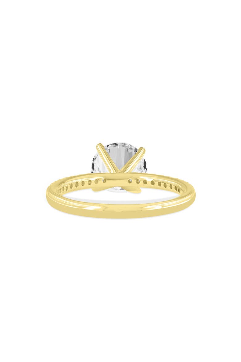 Samara 14K Yellow Gold Round Shaped Lab Grown Diamond Engagement Ring - 2.2 Ct, Alternate, color, 14K Yellow Gold