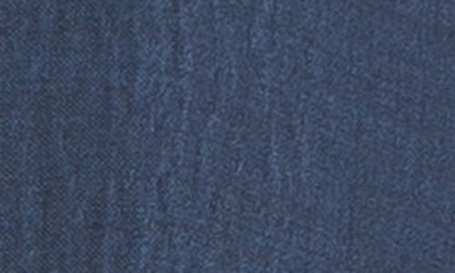 Max Studio London Tiered Long Sleeve Gauze Shirtdress In Heather Navy