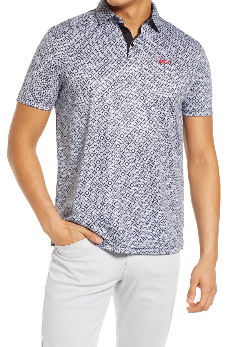 Black Clover Men's Fleur-de-Luck Polo Shirt, Main, color, 