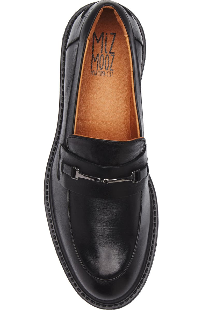 Miz Mooz Monnie Bit Loafer, Alternate, color, Black