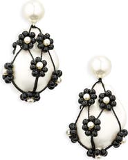 Tory Burch Curiosity Freshwater Pearl Drop Earrings
