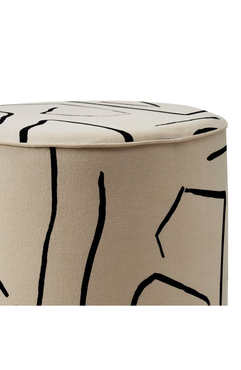 Renwil Rachelle Stool, Alternate, color, Cream Base/ Black Lines