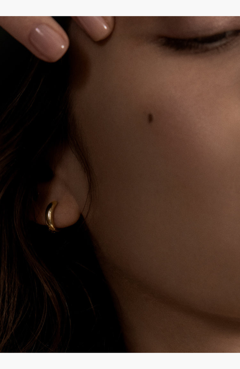 Kinn Classic Huggie Earrings, Alternate, color, Single